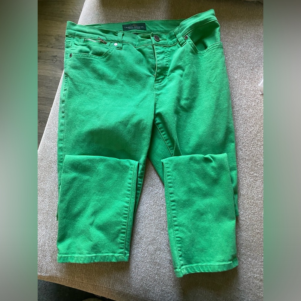 Size 10 Green Lauren Jeans Co. Brand Jeans
